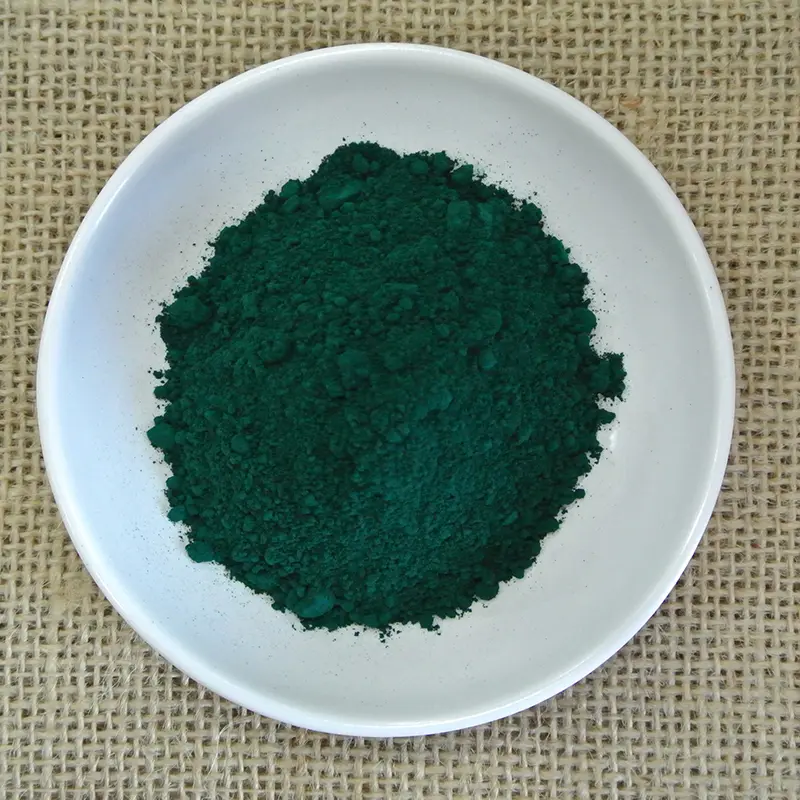 Pigment Green 7 Powder Application On Epoxy Resin